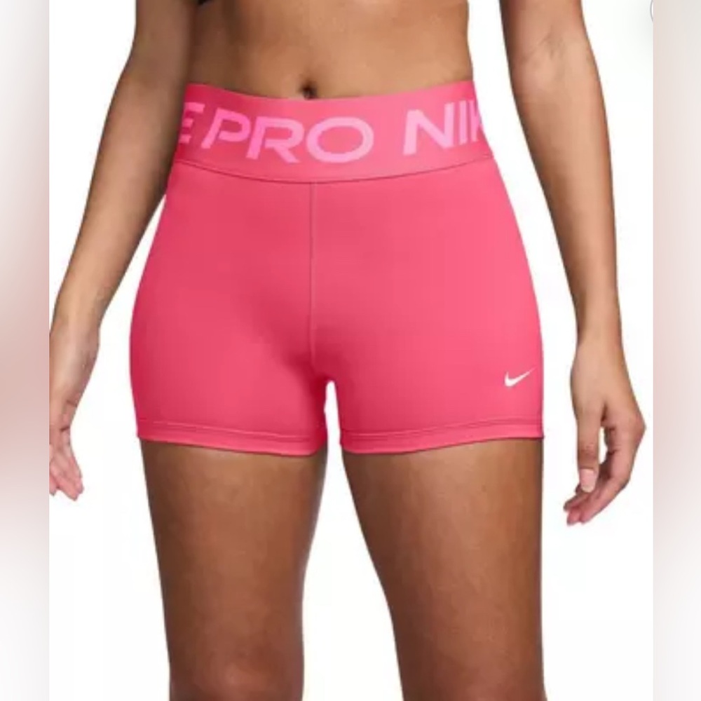 Nike Pro Sculpt Women’s XL High Waisted Shorts 3" Aster Pink